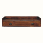 Ellis Wall-Mounted Desk, Medium - Chestnut Desks - Bokel Home