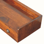 Ellis Wall-Mounted Desk, Medium - Chestnut Desks - Bokel Home