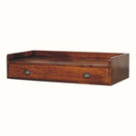 Ellis Wall-Mounted Desk, Medium - Chestnut Desks - Bokel Home