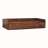 Ellis Wall-Mounted Desk, Medium - Chestnut Desks - Bokel Home