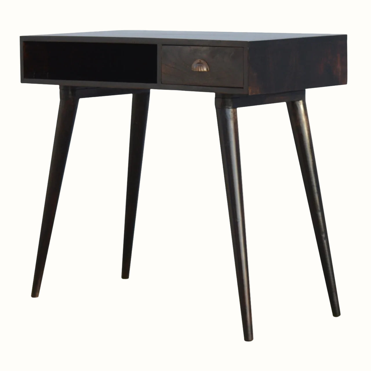 Ellis Open Desk, Small - Walnut