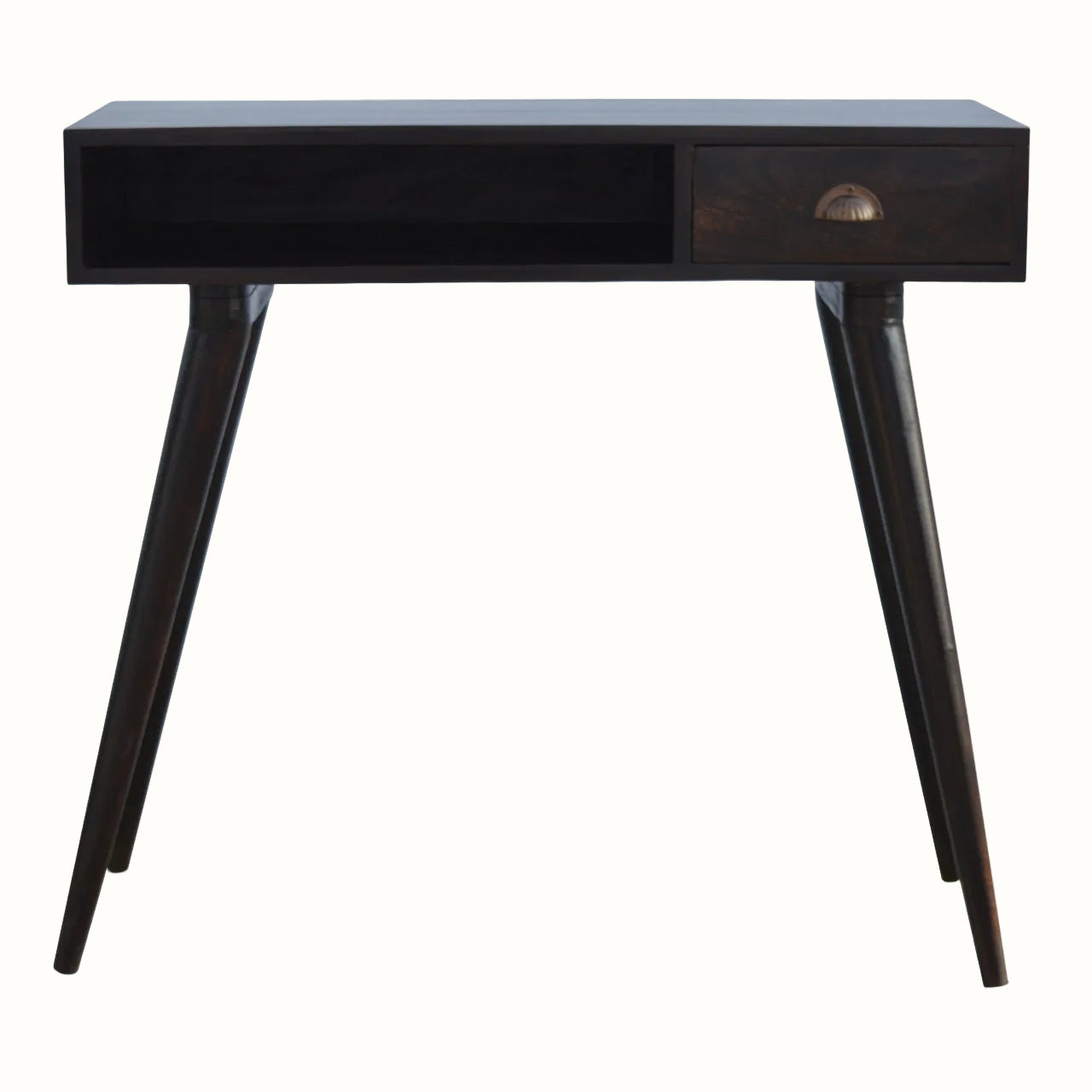 Ellis Open Desk, Small - Walnut