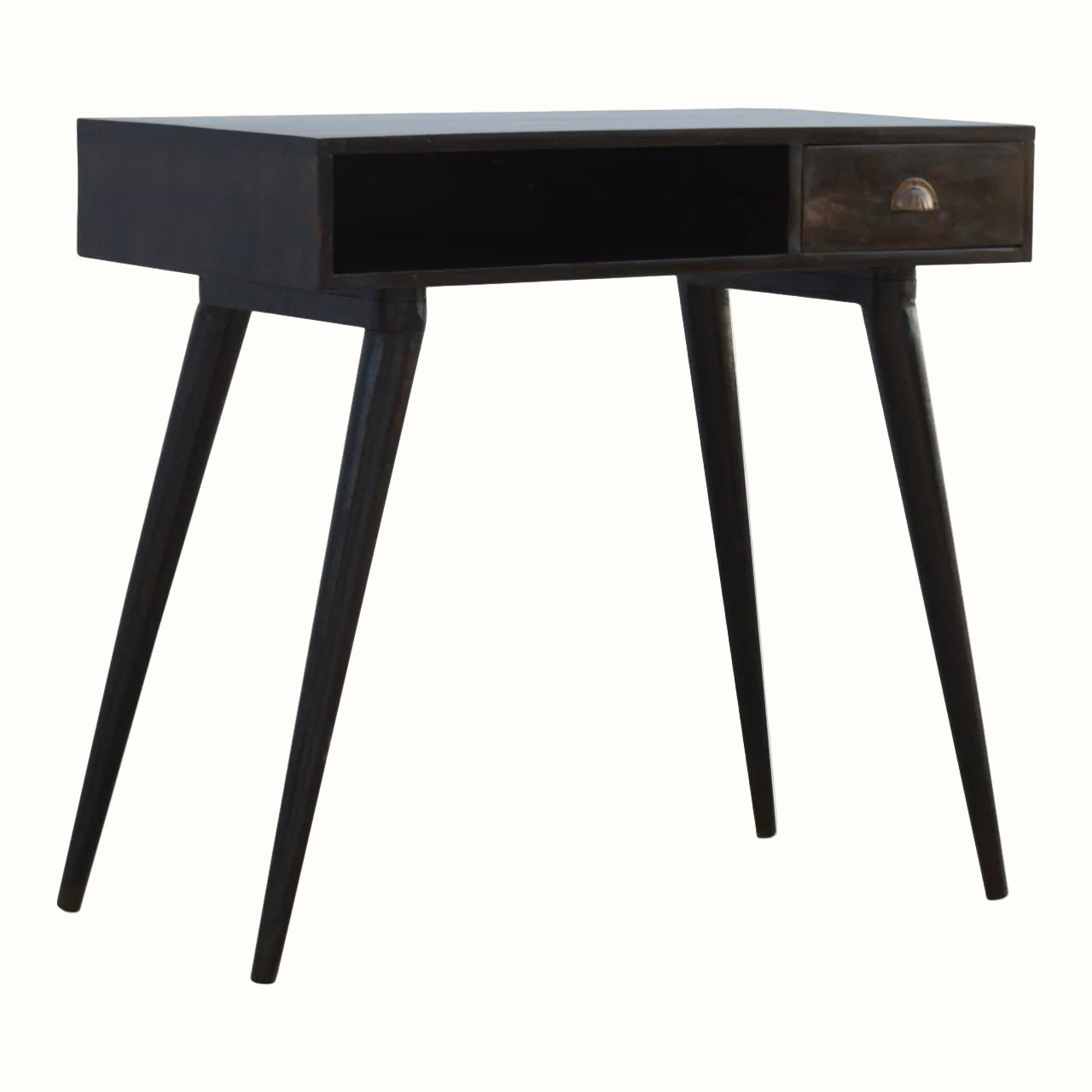 Ellis Open Desk, Small - Walnut