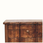 Emile 3 Drawer Bedside Table, Medium - Roasted Almond Bedside Tables - Bokel Home