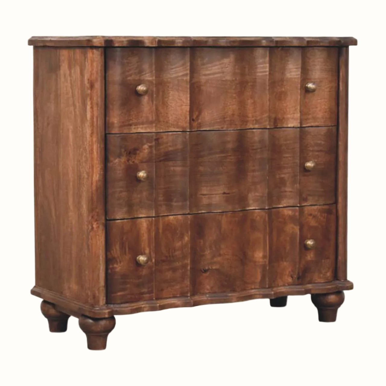 Emile Chest of 3 Drawers - Roasted Almond Chest of Drawers - Bokel Home