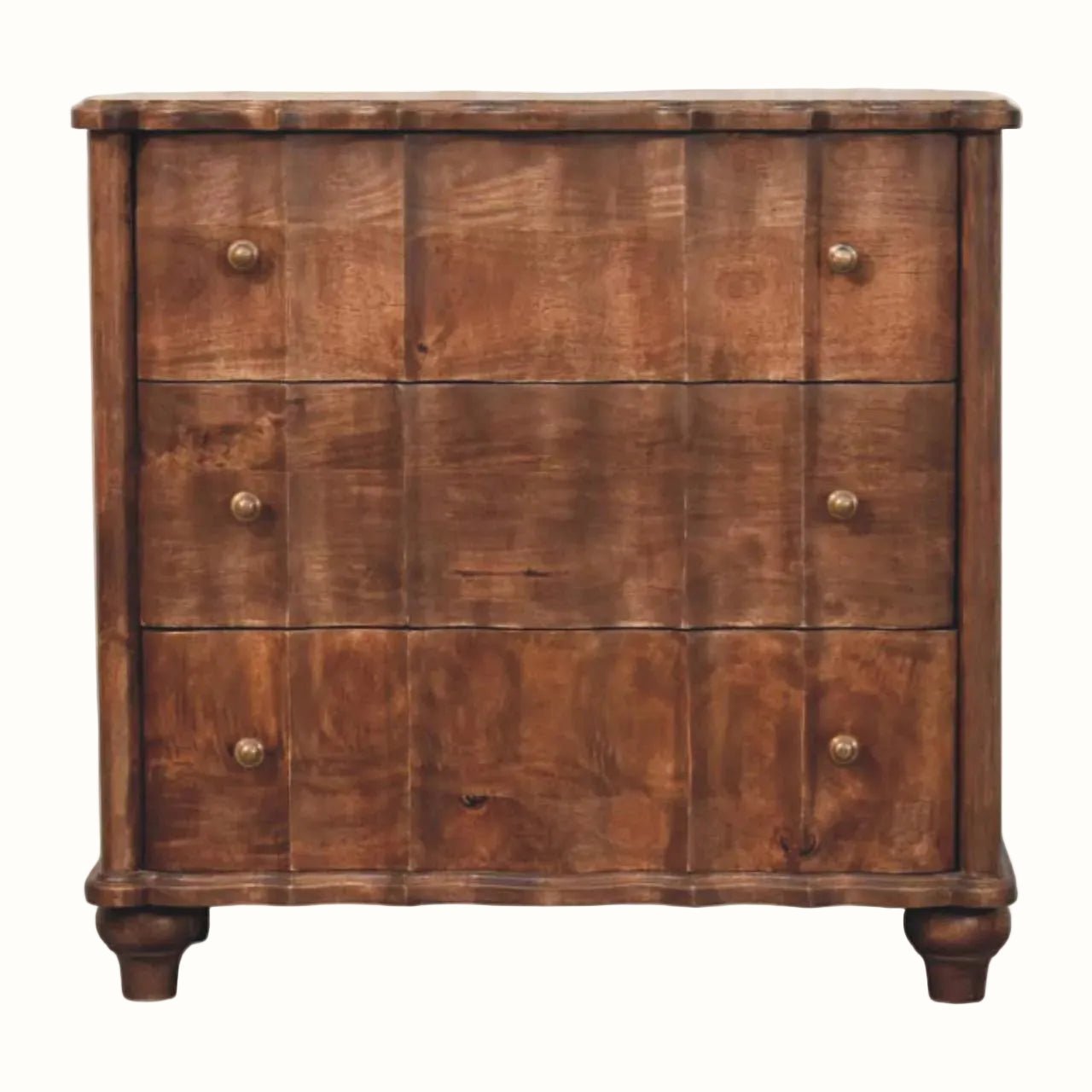Emile Chest of 3 Drawers - Roasted Almond Chest of Drawers - Bokel Home