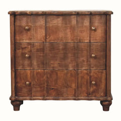 Emile Chest of 3 Drawers - Roasted Almond Chest of Drawers - Bokel Home