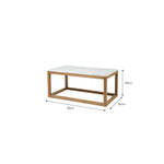 Enstone Marble Coffee Table - Natural Coffee Tables - Bokel Home