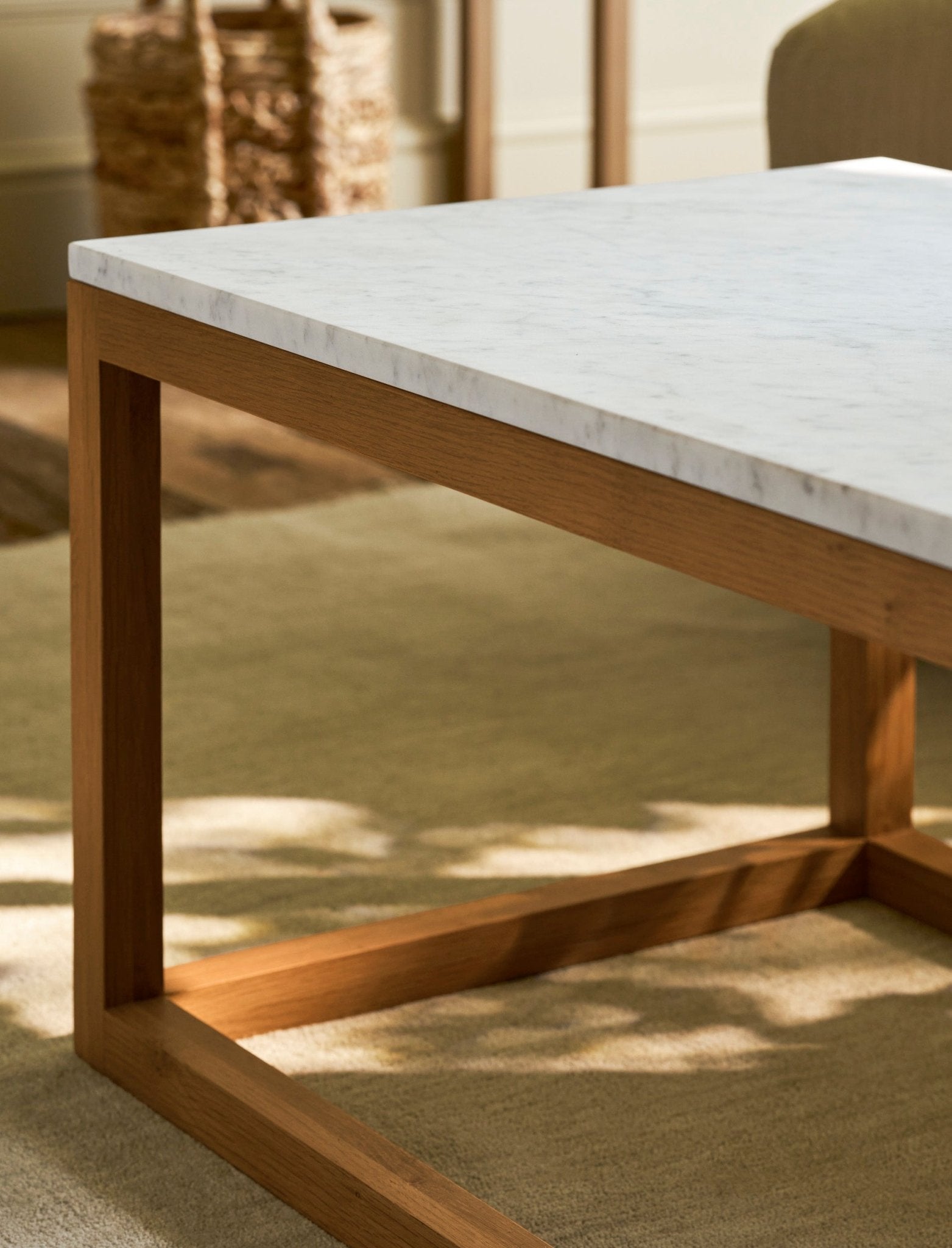 Enstone Marble Coffee Table - Natural Coffee Tables - Bokel Home