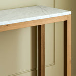 Enstone Marble Console Table Console Tables - Bokel Home