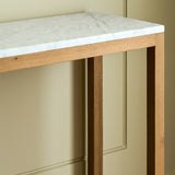 Enstone Marble Console Table Console Tables - Bokel Home