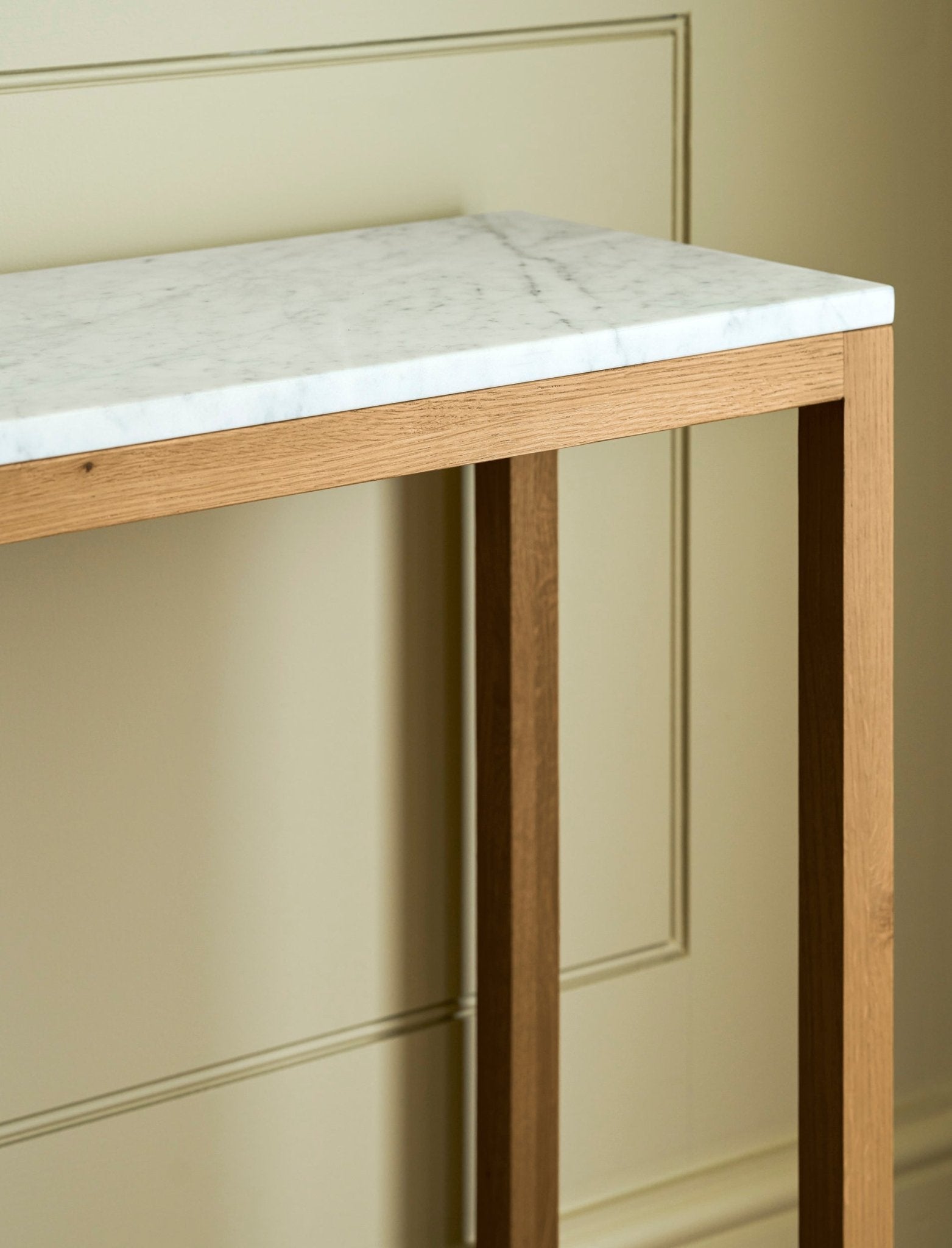 Enstone Marble Console Table Console Tables - Bokel Home
