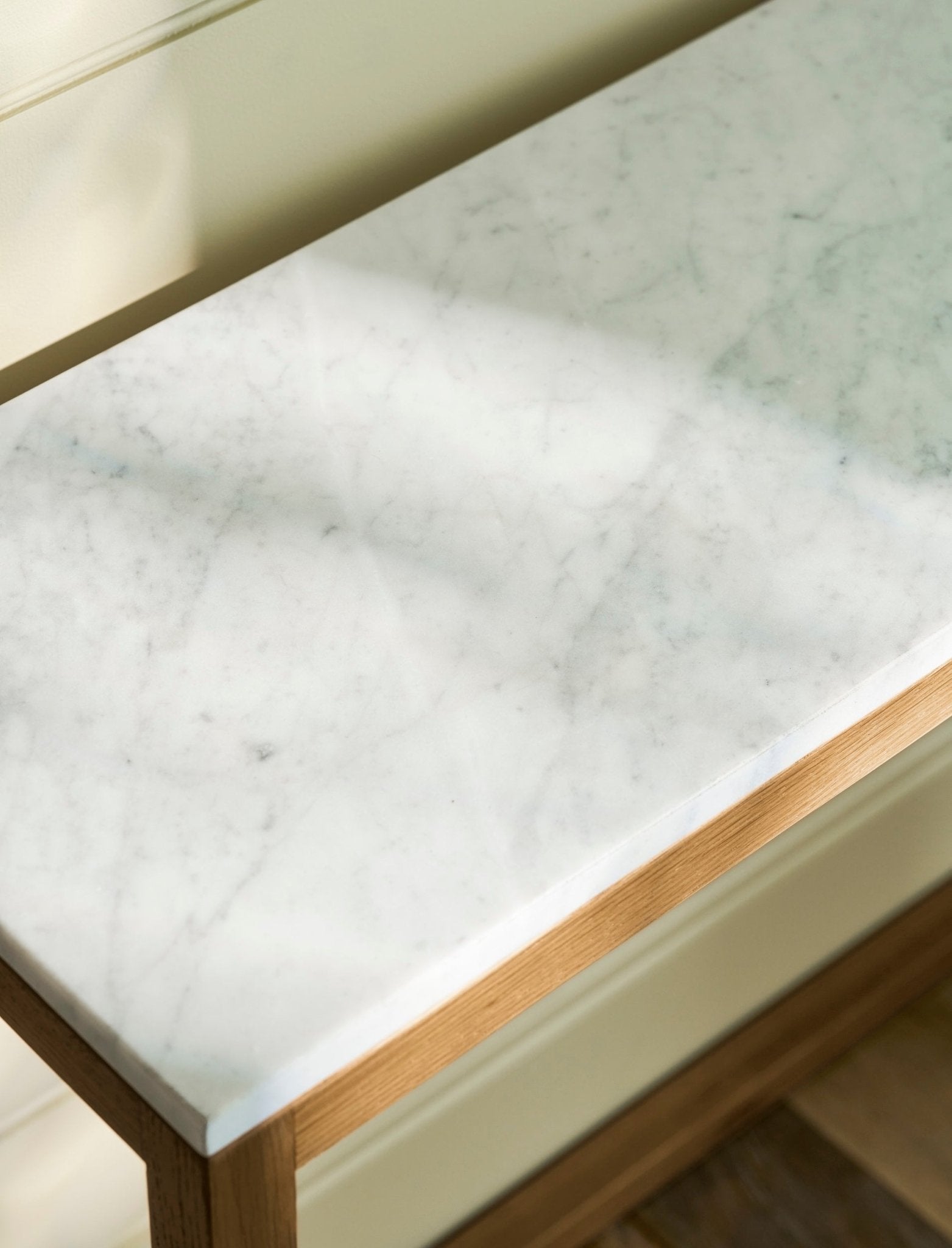 Enstone Marble Console Table Console Tables - Bokel Home