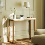Enstone Marble Console Table Console Tables - Bokel Home