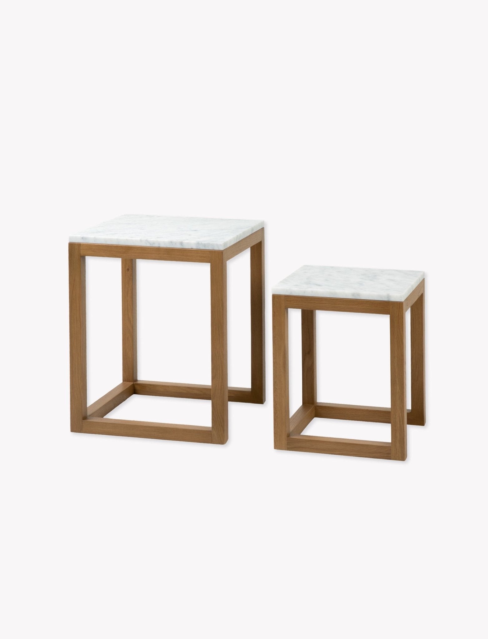 Enstone Set of 2 Nested Side Tables Side Tables - Bokel Home