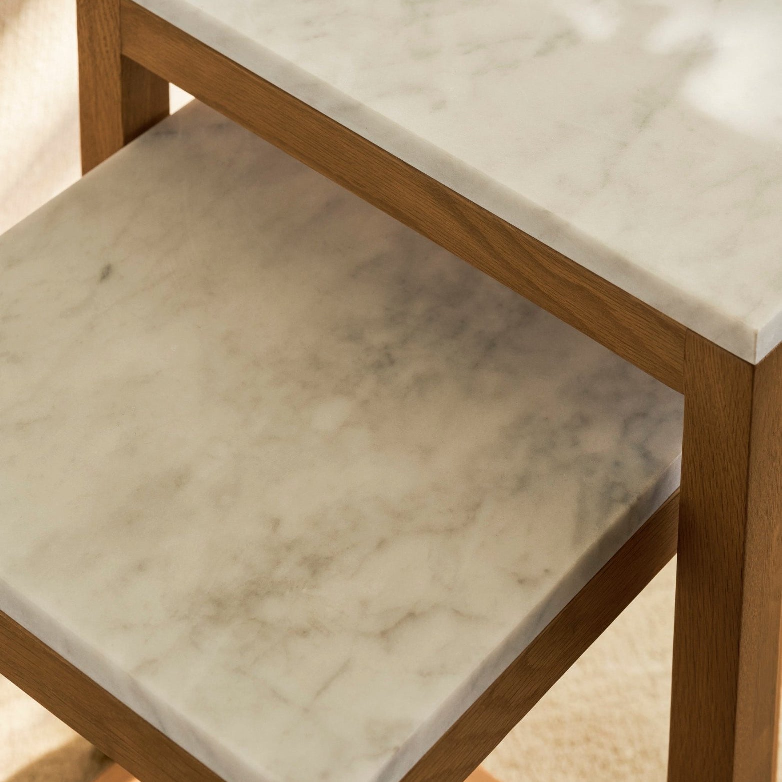 Enstone Set of 2 Nested Side Tables Side Tables - Bokel Home