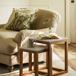Enstone Set of 2 Nested Side Tables Side Tables - Bokel Home