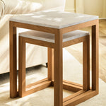 Enstone Set of 2 Nested Side Tables Side Tables - Bokel Home