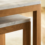 Enstone Set of 2 Nested Side Tables Side Tables - Bokel Home