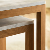 Enstone Set of 2 Nested Side Tables Side Tables - Bokel Home