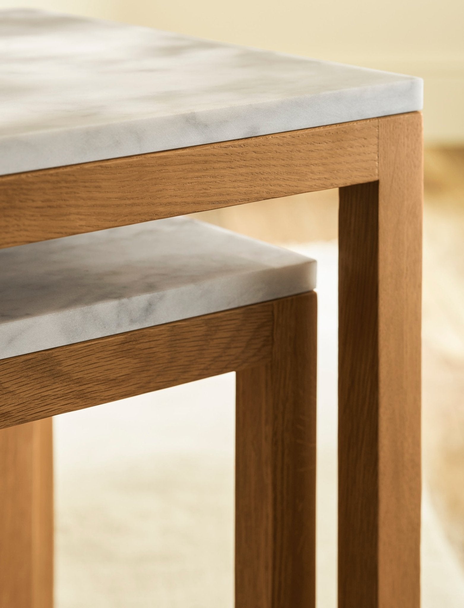 Enstone Set of 2 Nested Side Tables Side Tables - Bokel Home