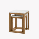 Enstone Set of 2 Nested Side Tables Side Tables - Bokel Home
