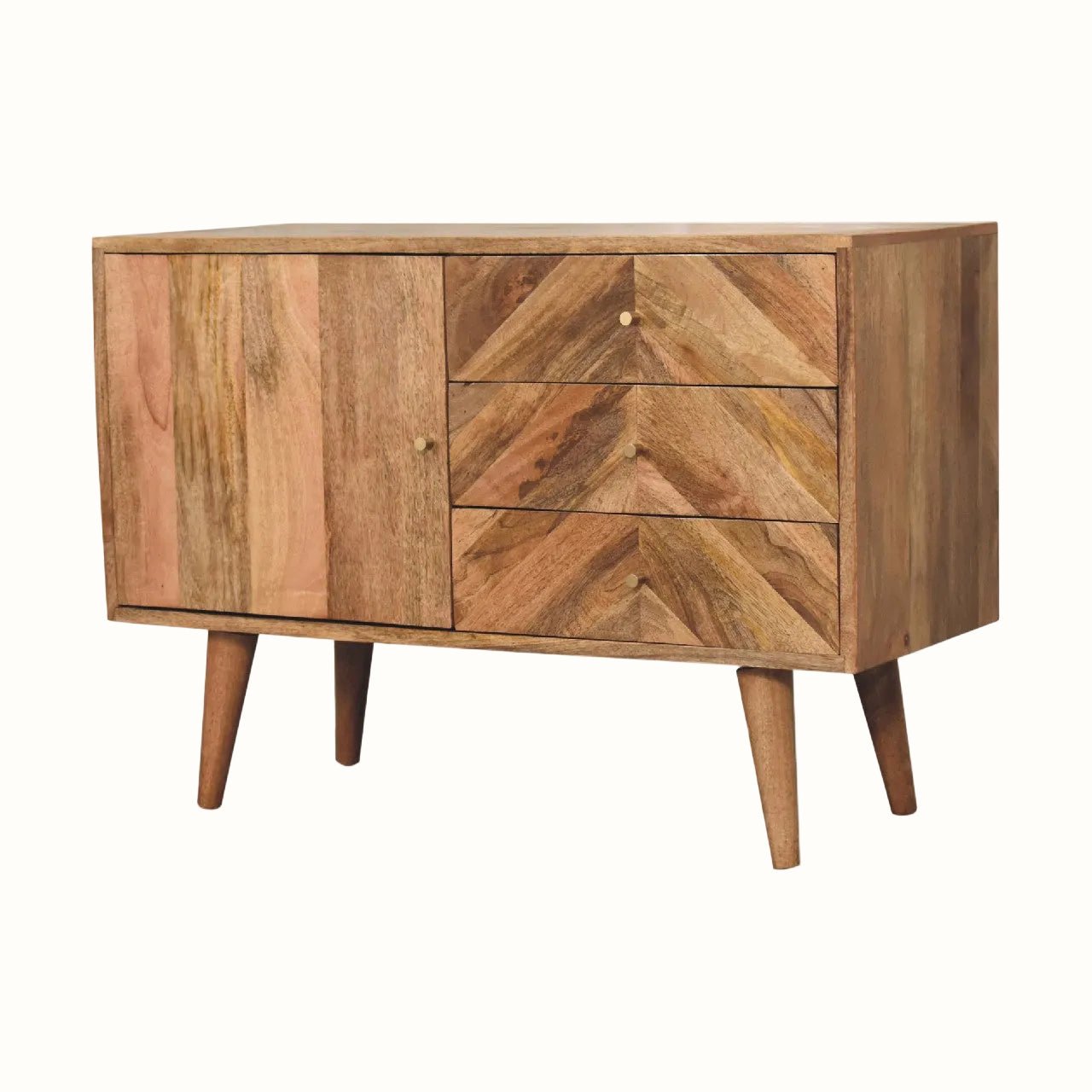 Ervin Sideboard, Mixed Pattern - Natural Sideboard - Bokel Home