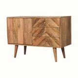 Ervin Sideboard, Mixed Pattern - Natural Sideboard - Bokel Home