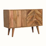 Ervin Sideboard, Mixed Pattern - Natural Sideboard - Bokel Home