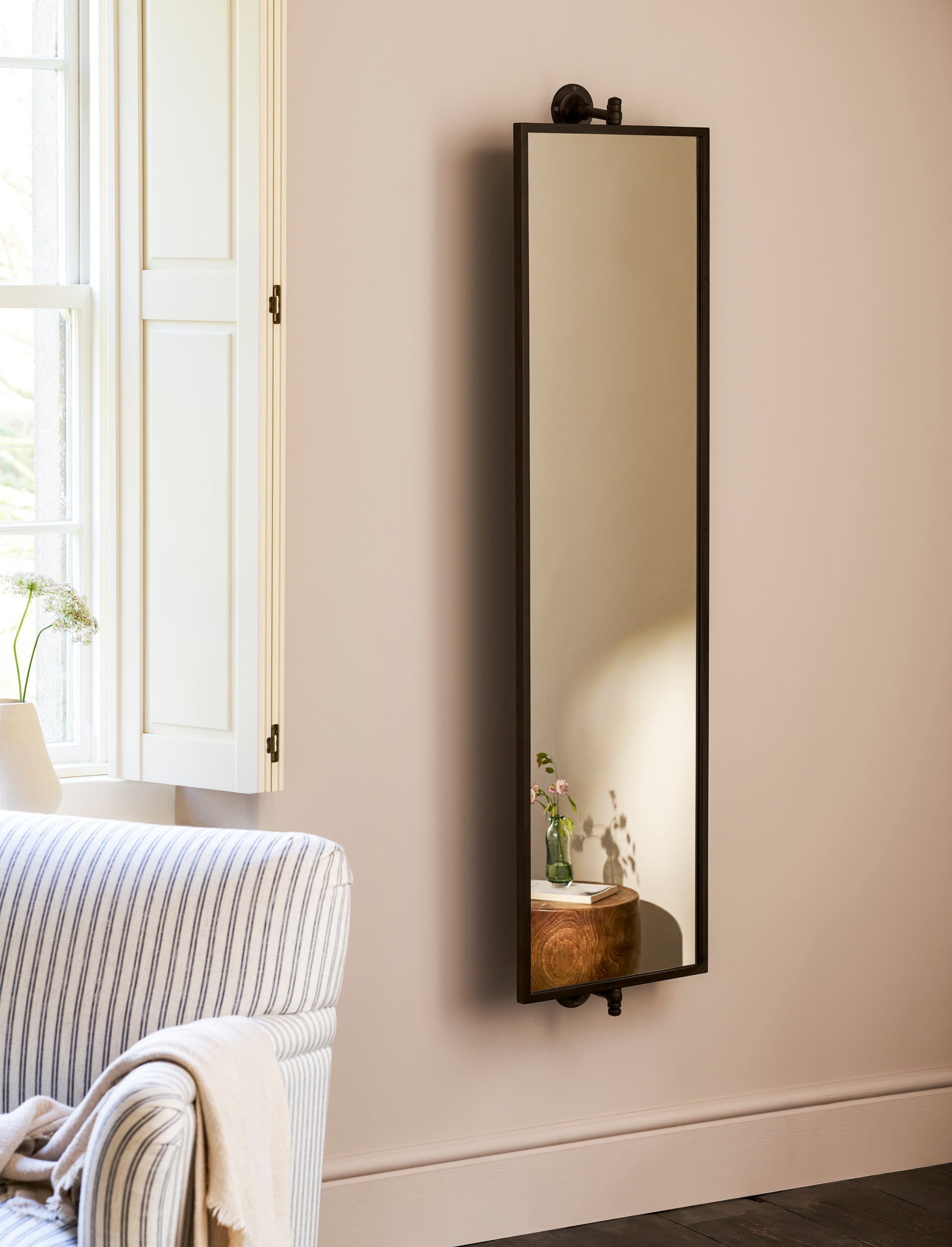 Cothill Swivel Mirror - Antique Brown