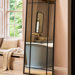 Ledwell Panelled Mirror, Black