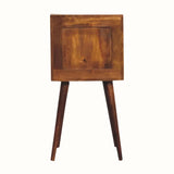 Felix 2 Drawer Bedside Table, Small - Chestnut Bedside Tables - Bokel Home
