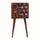 Felix 2 Drawer Bedside Table, Small - Chestnut Bedside Tables - Bokel Home