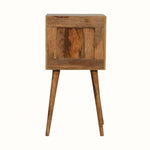 Felix Bedside Table with 2 Drawers, Small - Natural Bedside Tables - Bokel Home
