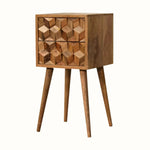Felix Bedside Table with 2 Drawers, Small - Natural Bedside Tables - Bokel Home