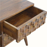 Felix Media Unit - Chestnut TV Stands - Bokel Home