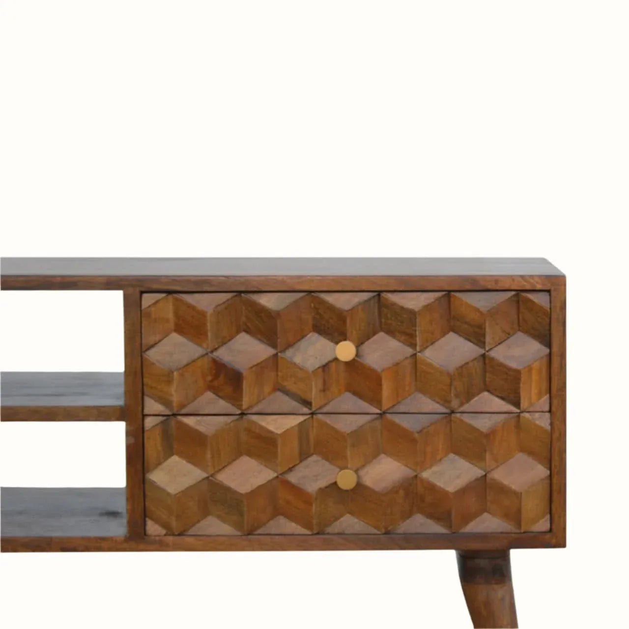 Felix Media Unit - Chestnut TV Stands - Bokel Home