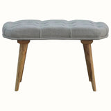Femia Tweed Bench - Grey/Natural Bench - Bokel Home