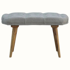 Femia Tweed Bench - Grey/Natural