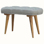 Femia Tweed Bench - Grey/Natural Bench - Bokel Home
