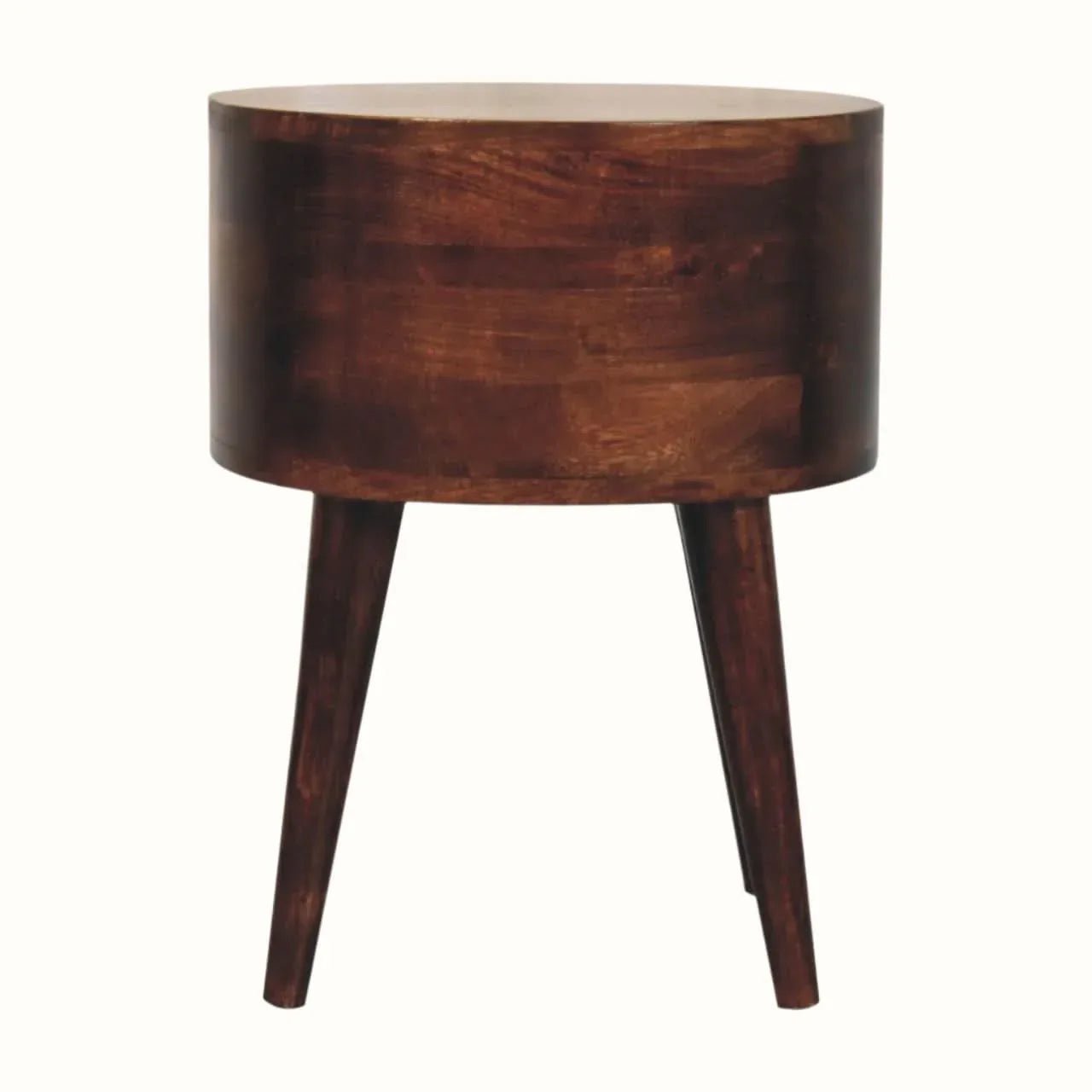 Fernald Circular Bedside - California Walnut Bedside Tables - Bokel Home