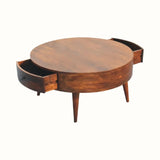 Fernald Circular Coffee Table - Chestnut Coffee Tables - Bokel Home