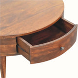 Fernald Circular Coffee Table - Chestnut Coffee Tables - Bokel Home