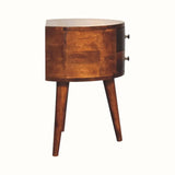 Fernald Tripod Bedside - Chestnut Bedside Tables - Bokel Home