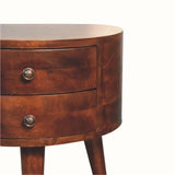 Fernald Tripod Bedside - Chestnut Bedside Tables - Bokel Home