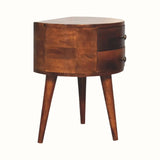 Fernald Tripod Bedside - Chestnut Bedside Tables - Bokel Home