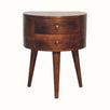 Fernald Tripod Bedside - Chestnut Bedside Tables - Bokel Home