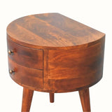 Fernald Tripod Bedside - Chestnut Bedside Tables - Bokel Home