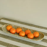 Fleur Blue Stoneware Serving Plate by Bloomingville Decorative Bowls & Trays - Bokel Home