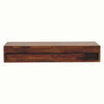 Fogel 2 Drawer Floating Console Table - Chestnut Console Tables - Bokel Home